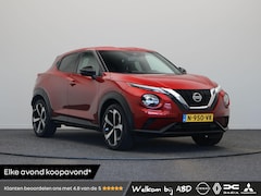 Nissan Juke - 1.0 DIG-T Tekna | All Season Banden | Rondomzicht Camera | Stoel, Stuur en Voorruitverwarm
