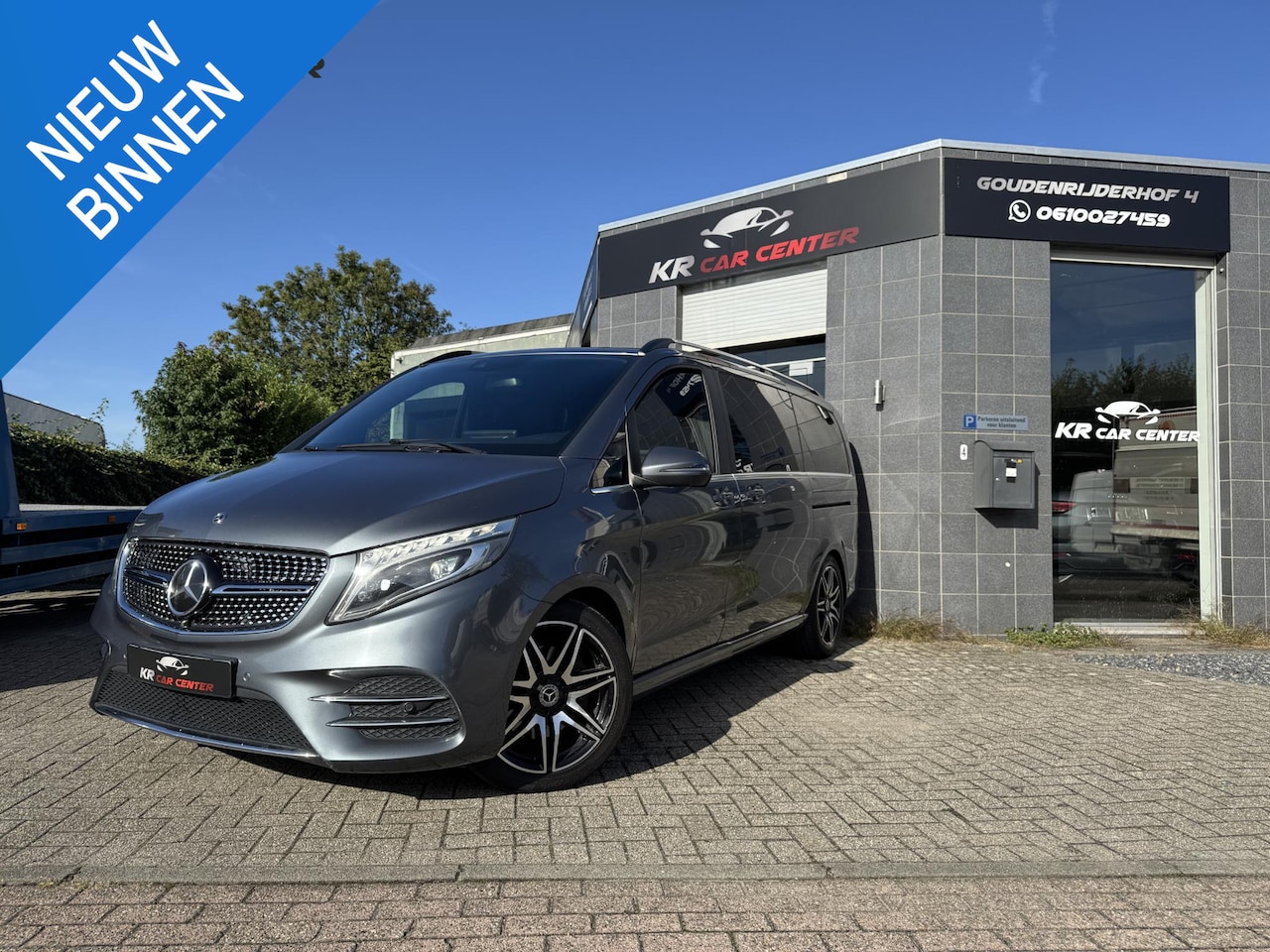 Mercedes-Benz V-klasse - 250d Lang BURMESTER-CARPLAY-LEDER-CARBON-360 - AutoWereld.nl