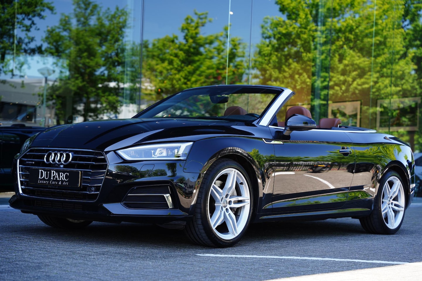 Audi A5 Cabriolet - 2.0 TFSI Quattro Leder Bruin - AutoWereld.nl