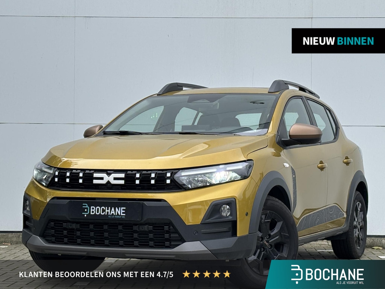 Dacia Sandero Stepway - 1.2 Eco-G 120 extreme | Schuif/Kantel-Dak | Stoelverwarming | 360° Camera | Navigatie | - AutoWereld.nl
