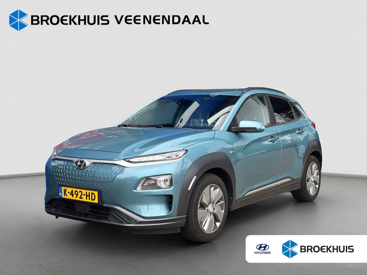 Hyundai Kona Electric - Premium 64 kWh | Stoelventilatie | Adap. Cruise | Leder | Adap. Cruise | Apple Carplay - AutoWereld.nl