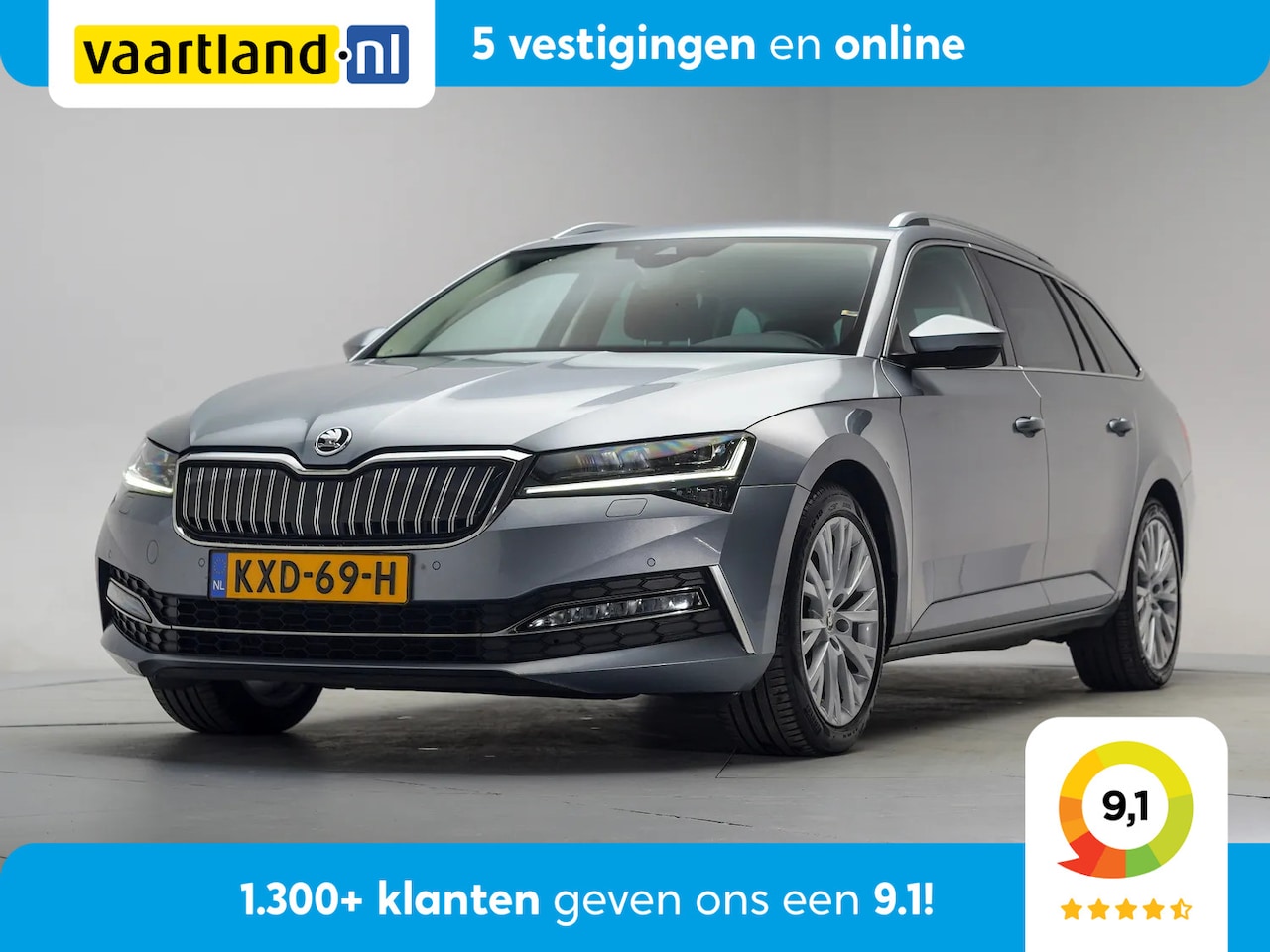 Skoda Superb Combi - 1.4 TSI iV Business Edition Plus Aut [ Virtual Leder/Alcantara Apple/Android ] - AutoWereld.nl