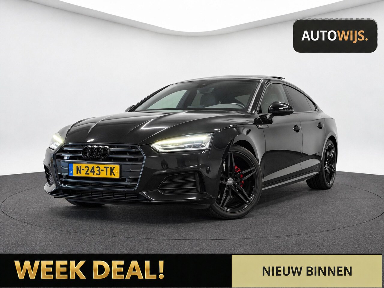 Audi A5 Sportback - 2.0 TFSI Launch Edition|2x S-LINE|PANO|LED|190PK|B&O - AutoWereld.nl