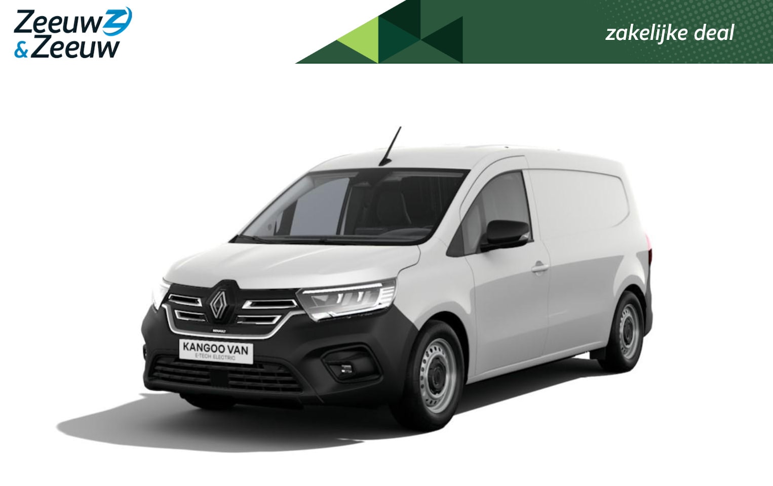 Renault Kangoo E-Tech - Extra L2 44 kWh | Nu leverbaar met 12% Zeeuw & Zeeuw aktie korting ! | - AutoWereld.nl