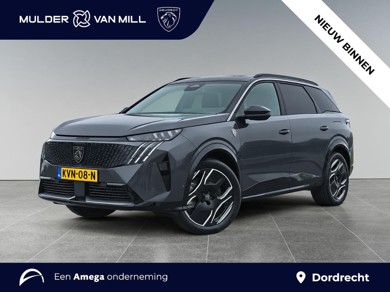 Peugeot e-5008 - GT EV 73kWh 210pk | PANORAMIC NAVIGATION | 360° CAMERA | 7-ZITTER | LEER | WARMTEPOMP | IS - AutoWereld.nl