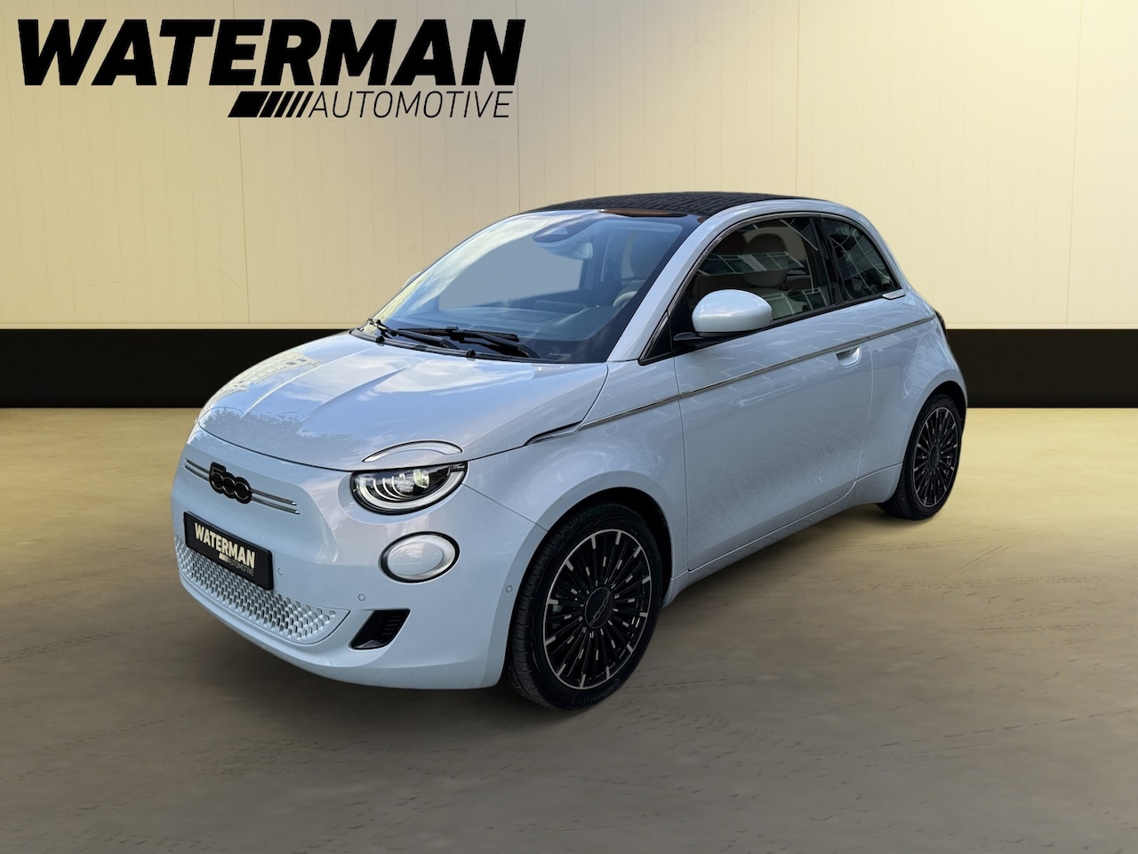 Fiat 500e - CABRIO LA PRIMA BY BOCELLI 42KWH Soh 94% VOLL OPTIES!! JBL/KEYLESS/STOELVERWARMING/ACC CRU - AutoWereld.nl