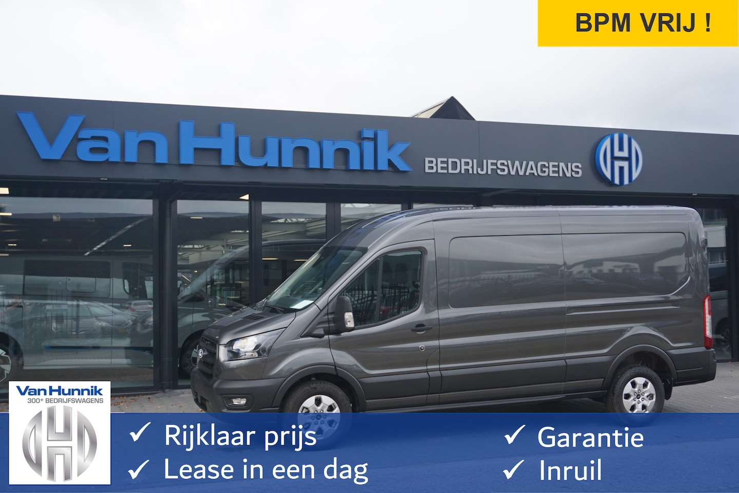 Ford Transit - 350L 130PK L3H2 LDT BPM VRIJ!! 10" Navi, 360° Cam, Adap. Cruise, LM Velgen!! NR. 776 - AutoWereld.nl