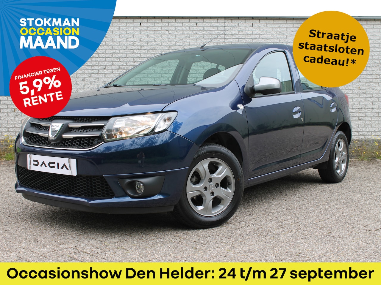 Dacia Sandero - 0.9 TCe 10th Anniversary | airco | cruise control | lichtmetalen velgen - AutoWereld.nl