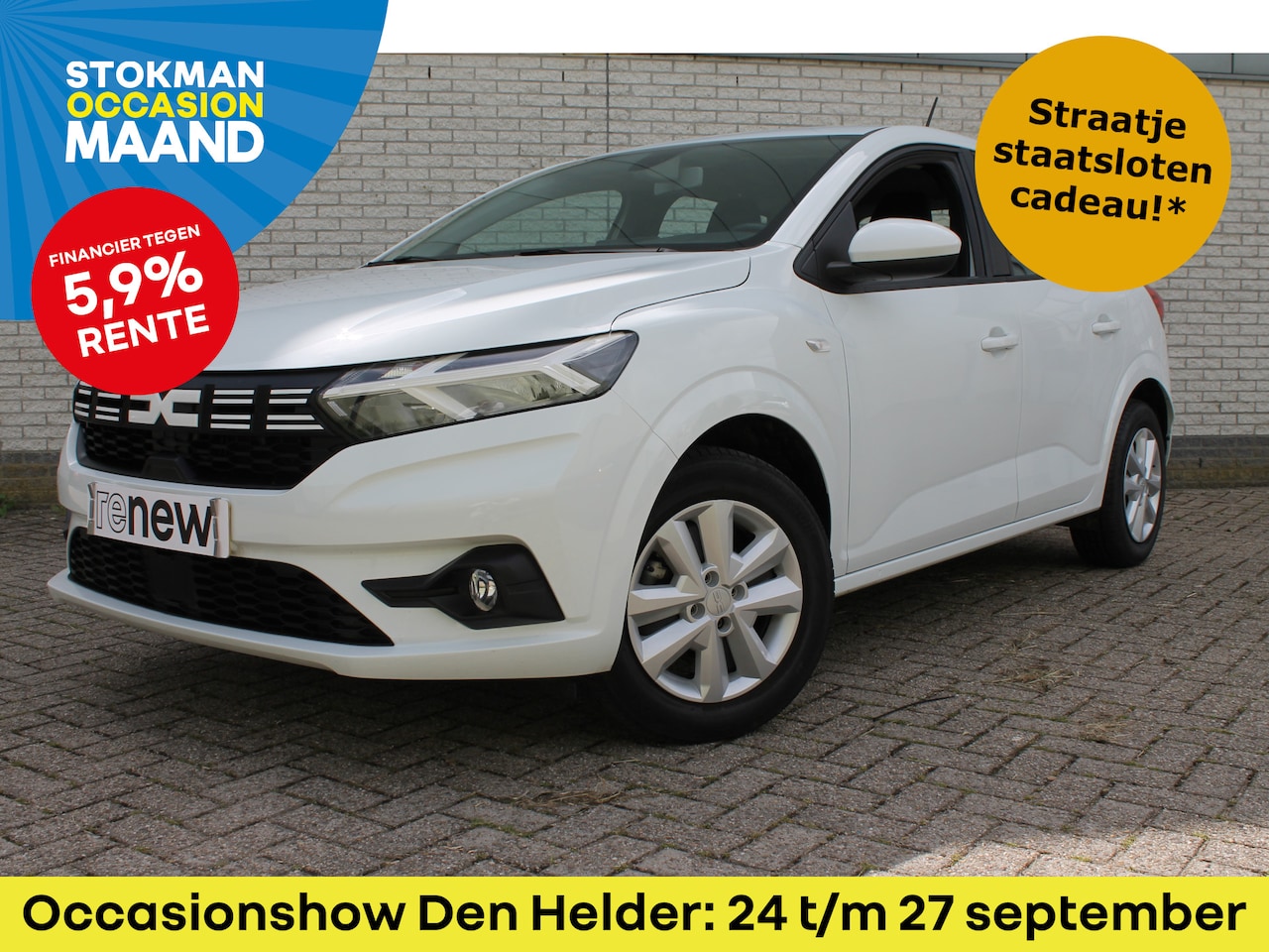 Dacia Sandero - 1.0 TCe 100 PK ECO-G Expression | Trekhaak | Parkeersensoren achter | Apple car Play | Lag - AutoWereld.nl