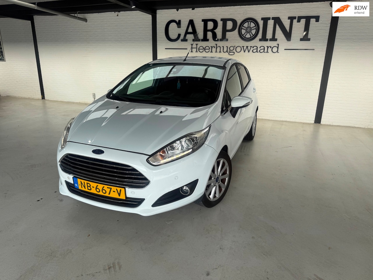 Ford Fiesta - 1.0 EcoBoost Titanium 2017 Automaat 101PK Camera Clima Cruise Lm velgen Orig NL Goed Onder - AutoWereld.nl