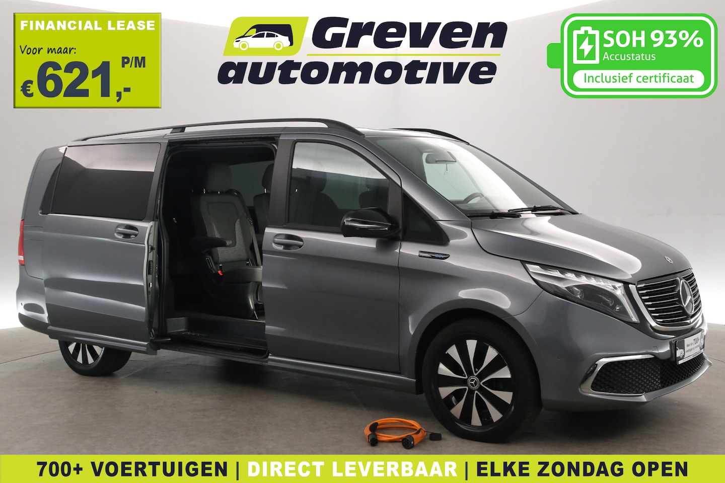 Mercedes-Benz EQV - XL Extra Lang 90 kWh | Snelladen | SOH 93% | Clima | 360° Camera | Cruise | 2xSchuifdeur | - AutoWereld.nl