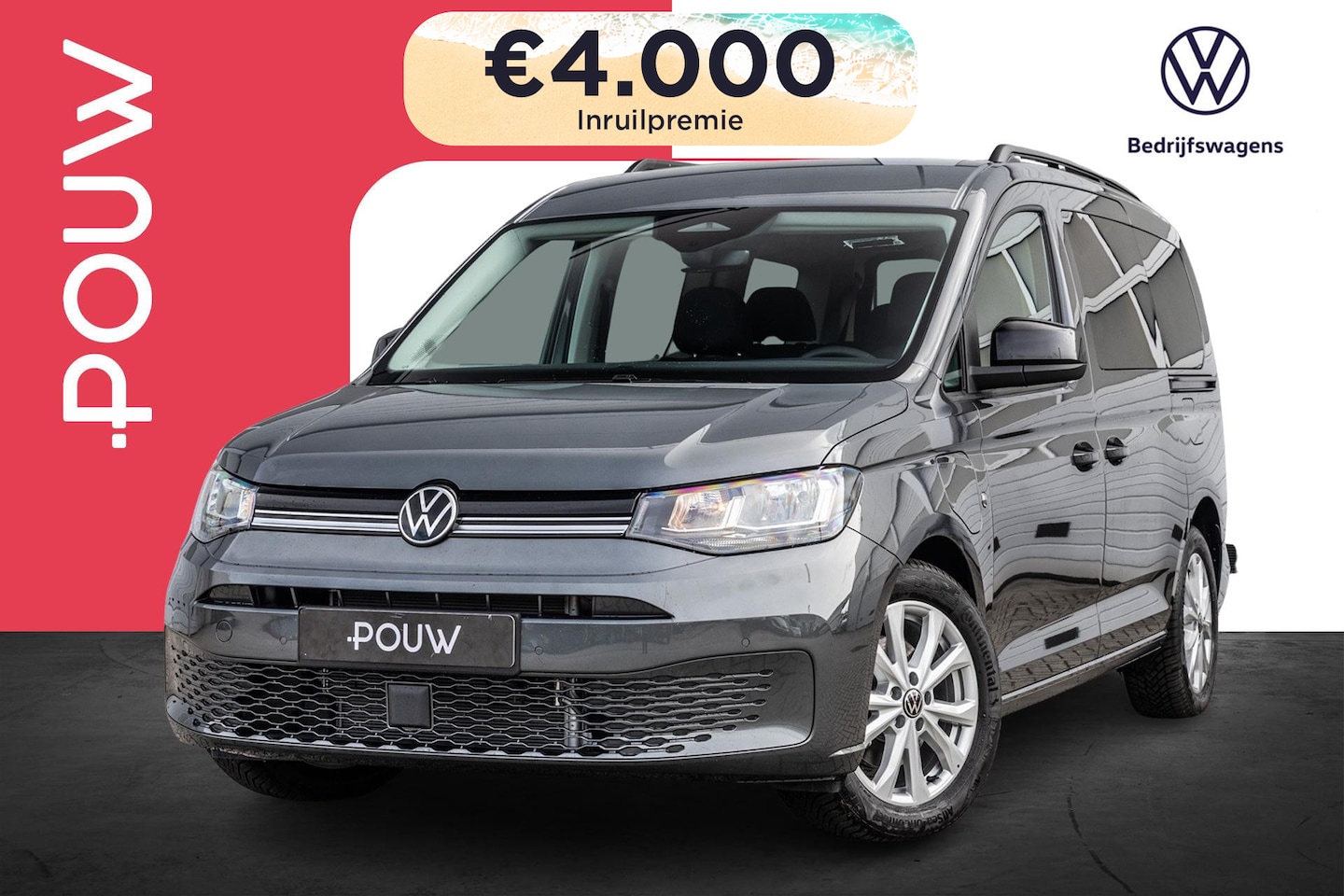 Volkswagen Caddy Maxi - Kombi 1.5 TSI Hybride 150pk Life | App Connect | Comfort Pakket - AutoWereld.nl