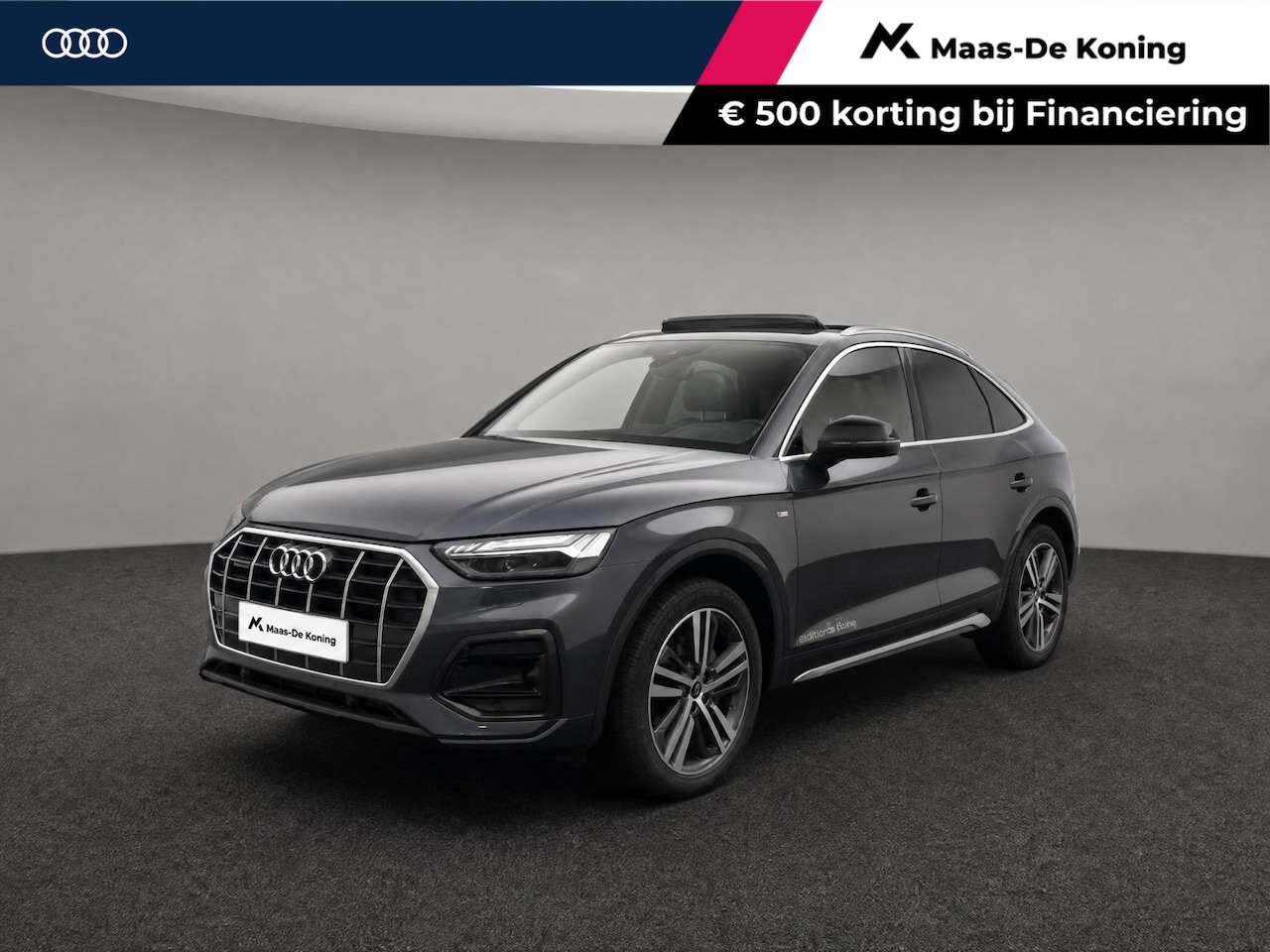 Audi Q5 Sportback - 50 TFSIe 299pk Advanced Edition · Panoramadak · Luchtvering · Camera · Elek. Stoelen · Mat - AutoWereld.nl