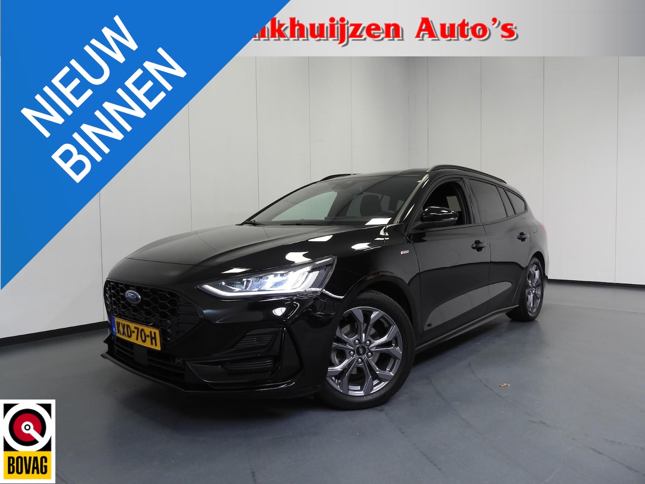 Ford Focus Wagon - 1.0 EcoBoost Hybrid ST Line NAVI/CAMERA/ADAPT.CRUISE/LED/17"LMV! - AutoWereld.nl