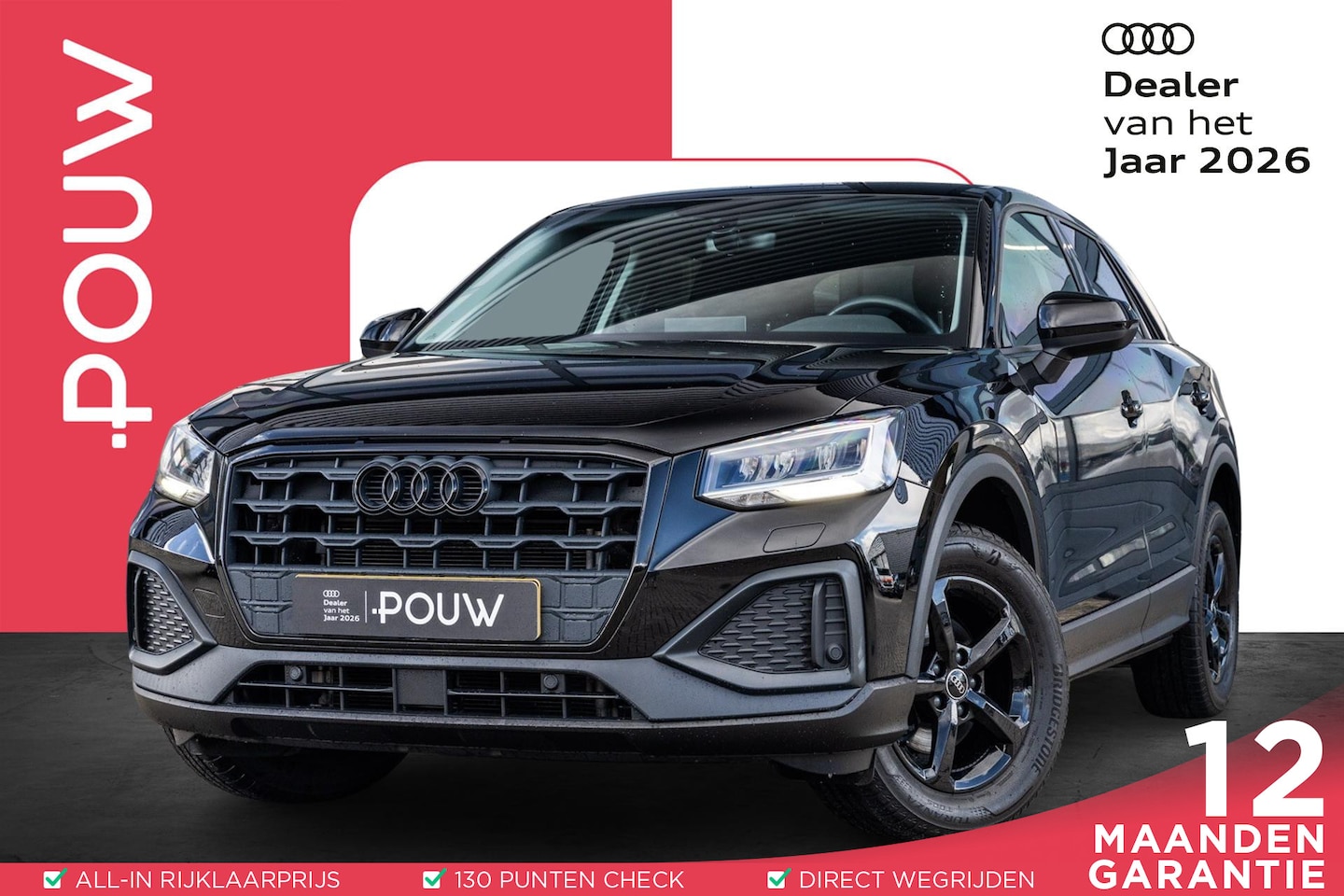 Audi Q2 - 30 TFSI 110pk Pro Line | Cruise Control | Smartphone Interface | Parkeersensoren - AutoWereld.nl