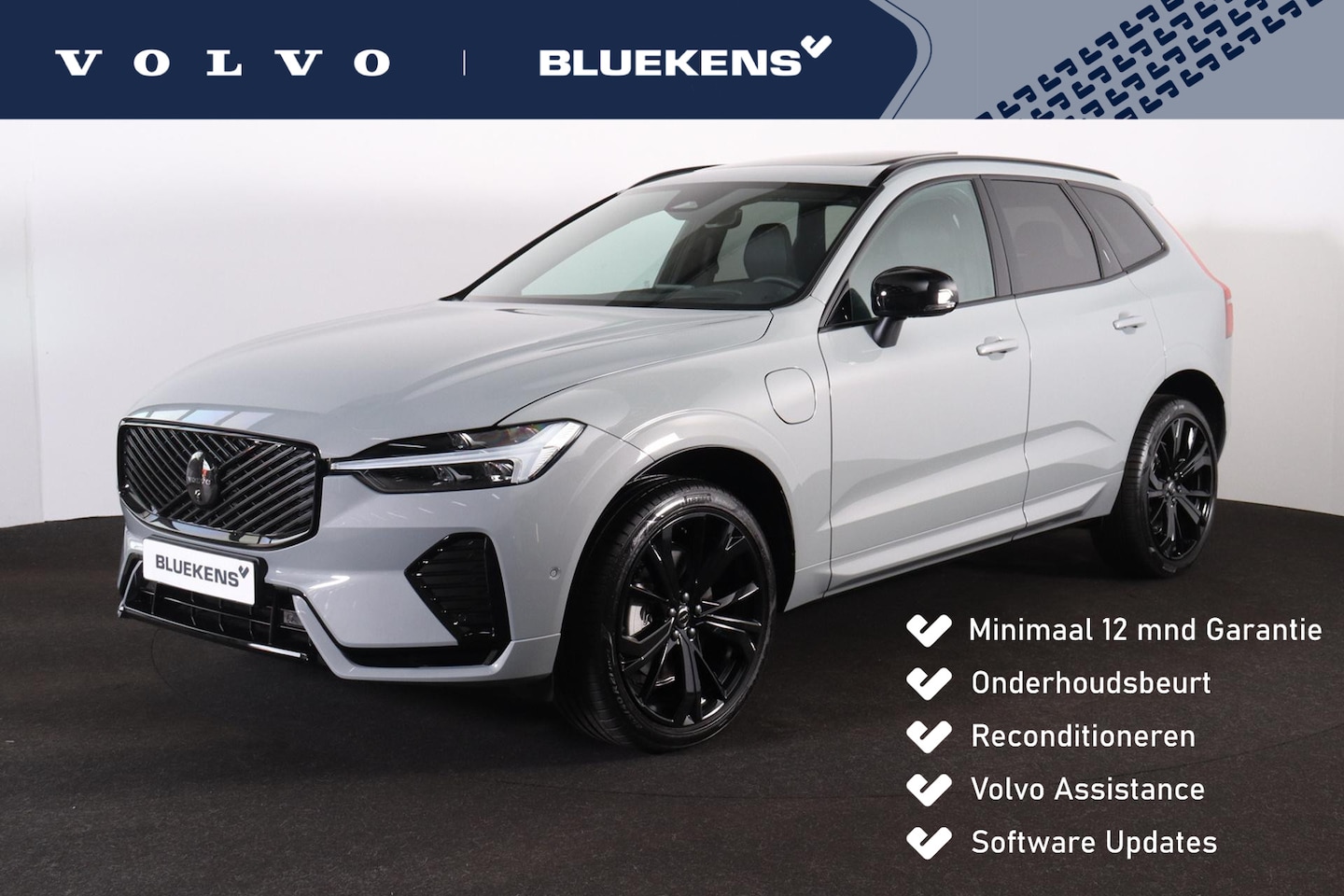 Volvo XC60 - T6 Recharge AWD Plus Black Edition - Panorama/schuifdak - IntelliSafe Assist & Surround - - AutoWereld.nl