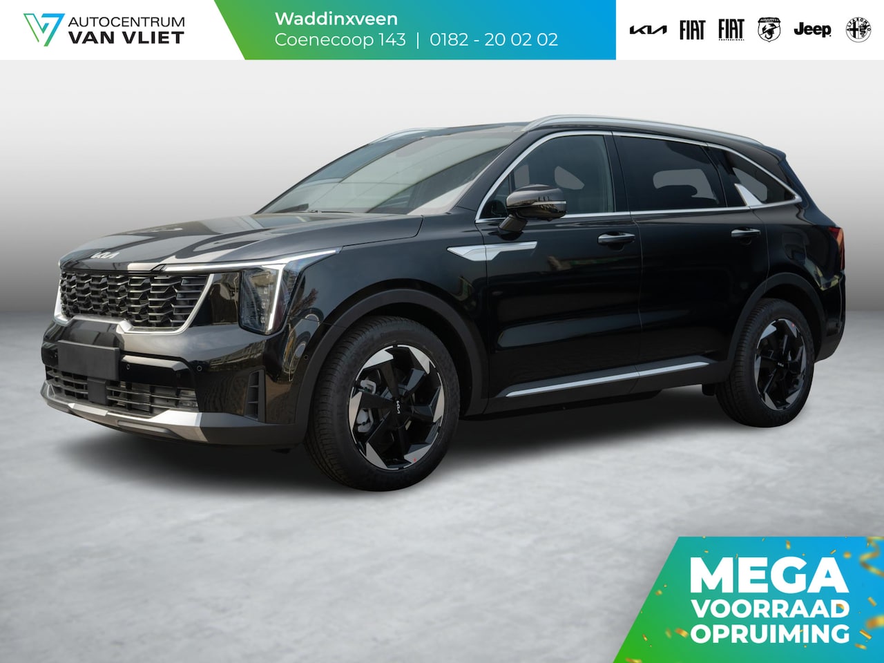 Kia Sorento - 1.6 T-GDi Plug-in Hybrid 4WD DynamicPlusLine 7p | Actieprijs* | Bose | Schuifkanteldak | Z - AutoWereld.nl