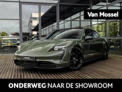 Porsche Taycan Sport Turismo - 79 kWh | PANORAMA | PTS COLOR BLACK OLIVE | BIJRIJDERS DISPLAY | 95 % SOH | ELECTRIC SOUND