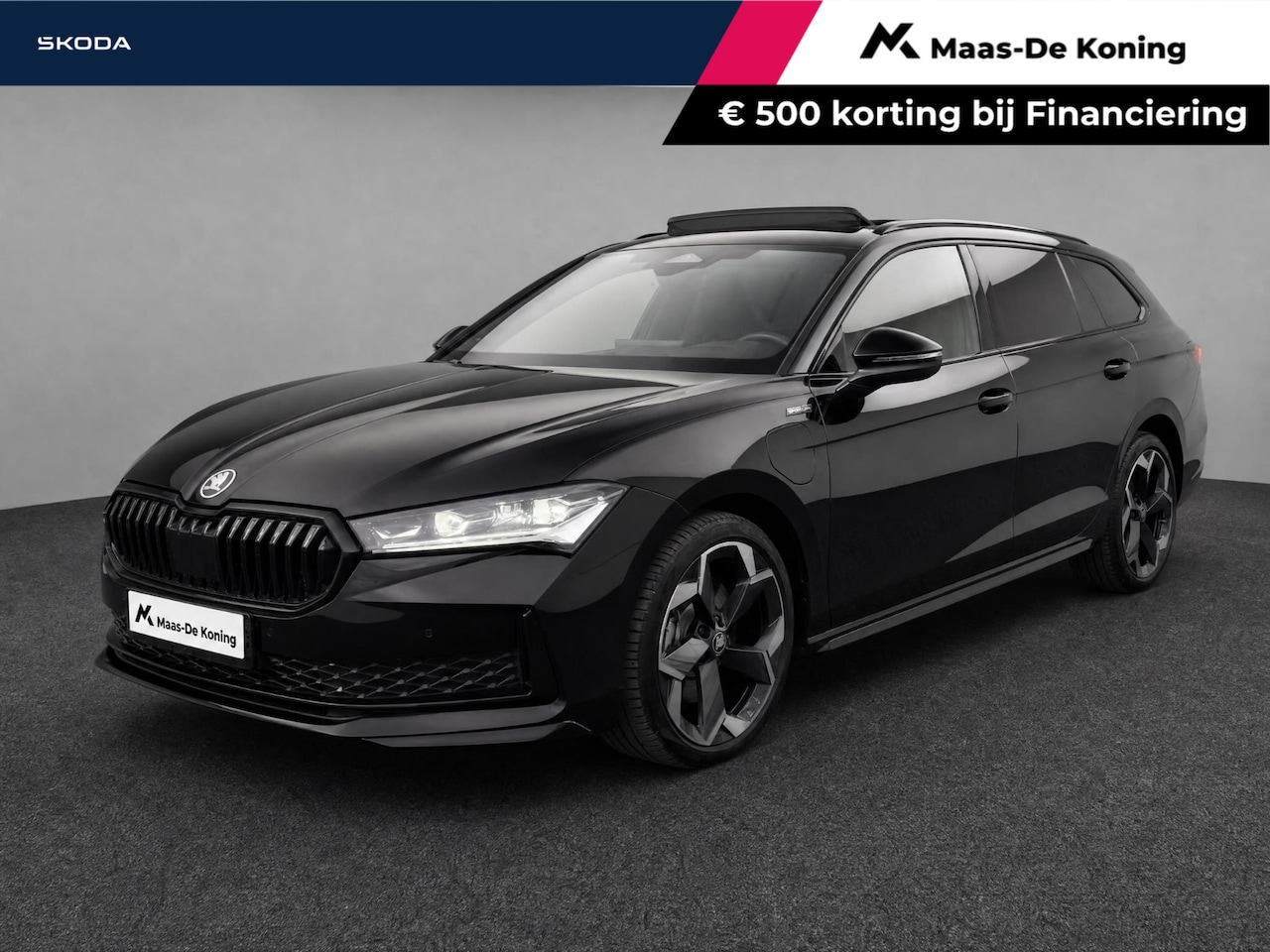 Skoda Superb - 1.5TSI 150kW/204PK PHEV Sportline Business · Leder · Panoramadak · Apple/Android Car Play - AutoWereld.nl