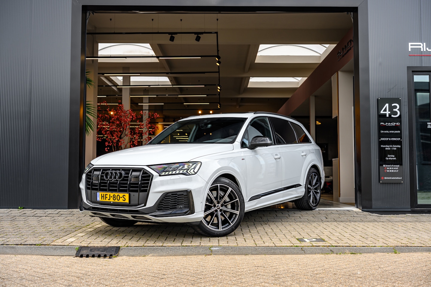 Audi Q7 - 55 TFSI e quattro Pro Line Advanced|Pano|Lucht Vering|Acc|Lane-Assist|Dode Hoek|21 Inch| - AutoWereld.nl