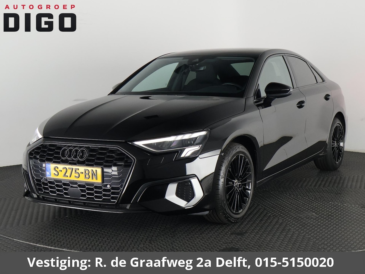 Audi A3 Limousine - 30 TFSI Advanced Black Edition | 1e eigenaar | Navigatie | Parkeersensoren | Privacy Glass - AutoWereld.nl