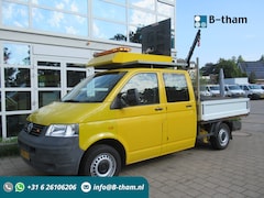 Volkswagen Transporter - 1.9 TDI 340 DC + HIAB 008 T Kraan Crane Kran