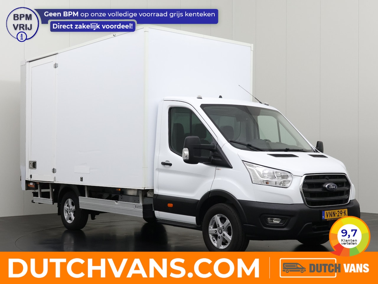 Ford Transit - 2.0TDCI 130PK Bakwagen+Laadklep | Zijdeur | 1211 Kg Laadvermogen | Airco | Camera | 3-Zits - AutoWereld.nl