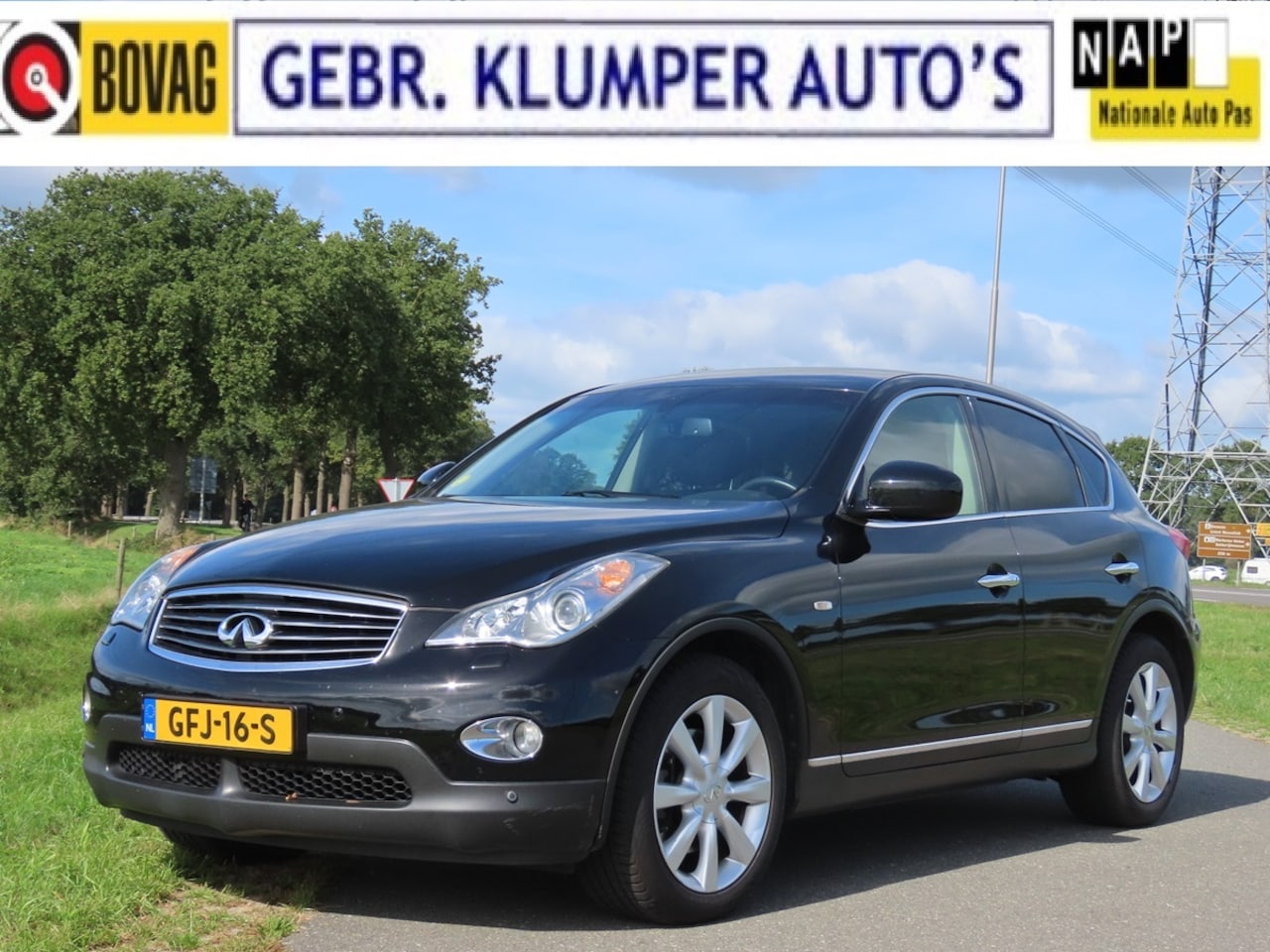 Infiniti EX - 37 V6 AWD Aut., Leer, Navi, Carplay, Cruise, Xenon, Airco/ECC, Historie aanwezig! - AutoWereld.nl
