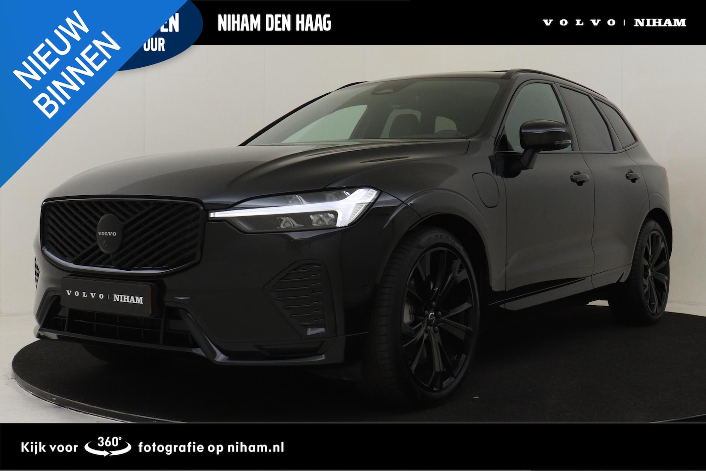 Volvo XC60 - II T6 PLUG-IN HYBRID AWD ULTRA BLACK EDITION -PANO.DAK|HARMAN/KARDON|LUCHTVERING|360°CAM|H - AutoWereld.nl