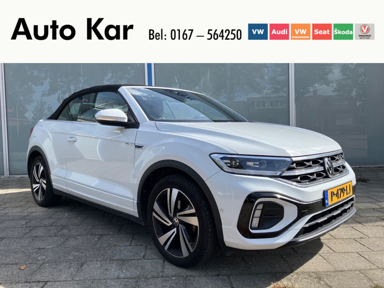 Volkswagen T-Roc Cabrio - 1.5 TSI R-Line DSG automaat Climatronic Stoelverwarming - AutoWereld.nl