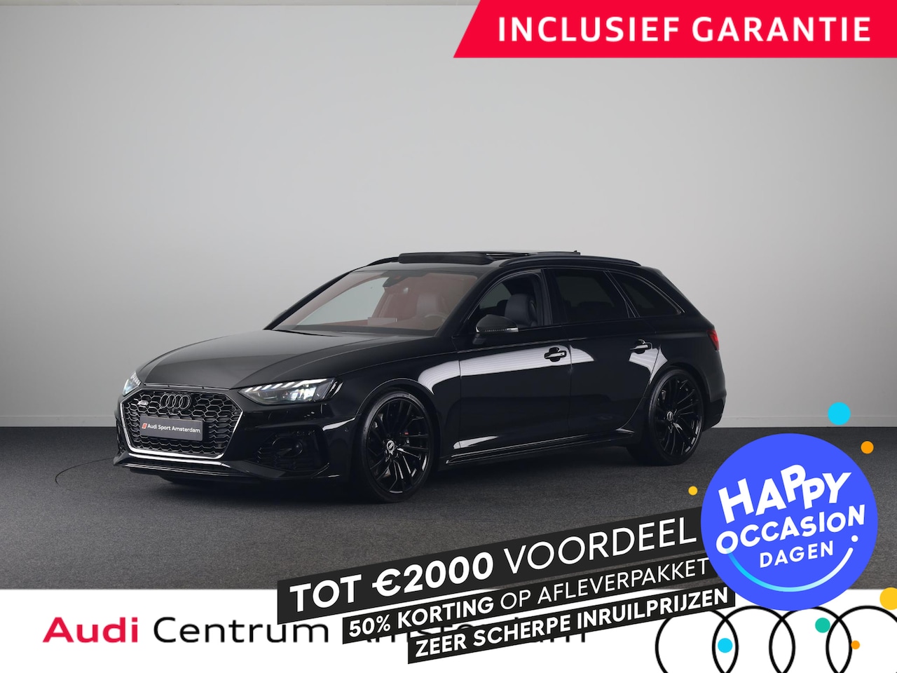 Audi A4 Avant - 2.9 TFSI RS 4 quattro 450pk | Panoramadak | Adaptive cruise controle | Matrix | Trekhaak | - AutoWereld.nl