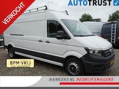 Volkswagen Crafter - 2.0TDI 177PK L4H2 AUTOM AC Imp 3-zits 3.5T-haak Dubbel lucht