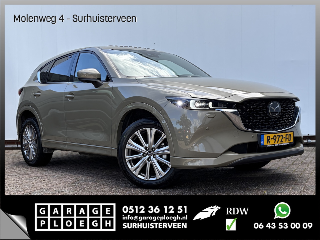 Mazda CX-5 - 2.0 SkyActiv-G 165 Signature Pano 360° Camera HUD StoelVerw+Ventilatie Memory Voll.Dealer - AutoWereld.nl