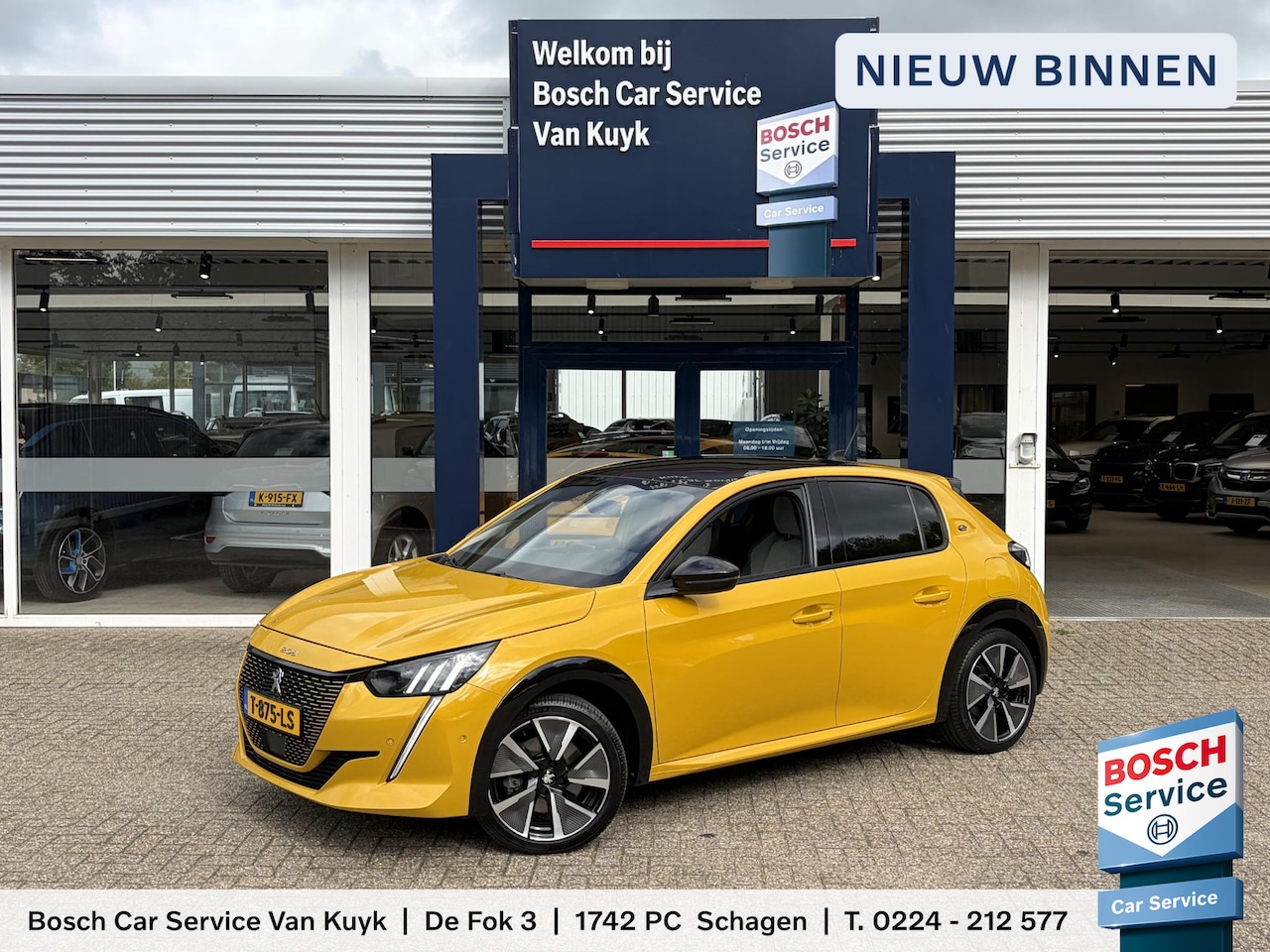 Peugeot e-208 - EV GT 350 50 kWh / GT-Line / Adaptieve Cruise-Control / Stoelverwarming / Half-Leder Half- - AutoWereld.nl