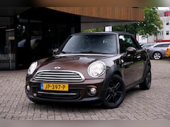 MINI Cabrio - 1.6 Cooper Chili|Rijklaar|Stoelverwarming|Leder|Windscherm|Bluettoh|Navi|Cruise