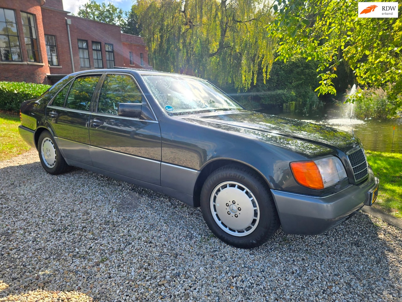 Mercedes-Benz S-klasse - 500 SE V8 Kathedraal Automaat, Schuif/Kanteldak, zwart Leer, APK 14-]8-2027 - AutoWereld.nl