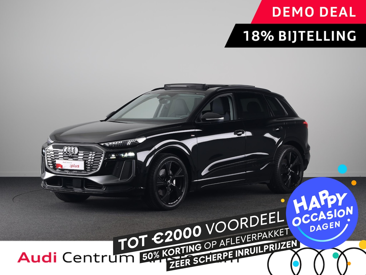 Audi Q6 e-tron - Advanced edition 83 kWh 252pk | Panoramadak | Getint glas | Apple carplay | Stoelverwarmin - AutoWereld.nl