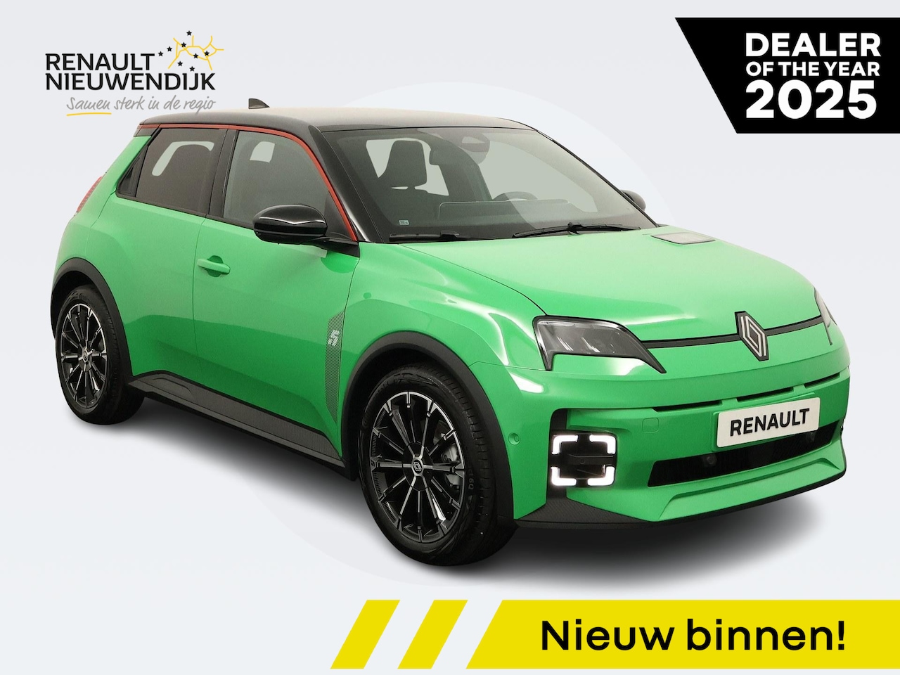 Renault 5 - comfort range techno 52 kWh | PACK ADVANCED DRIVING ASSIST | 18'' DIAMANTEES NOIR CHRONO V - AutoWereld.nl