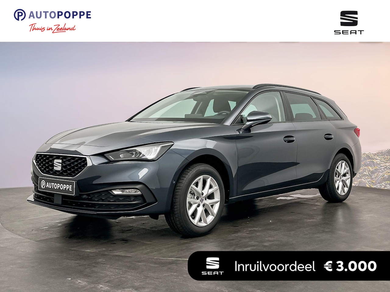 SEAT Leon Sportstourer - Style Business Intense 1.5 eTSI 85 kW / 115 PK Sta - AutoWereld.nl