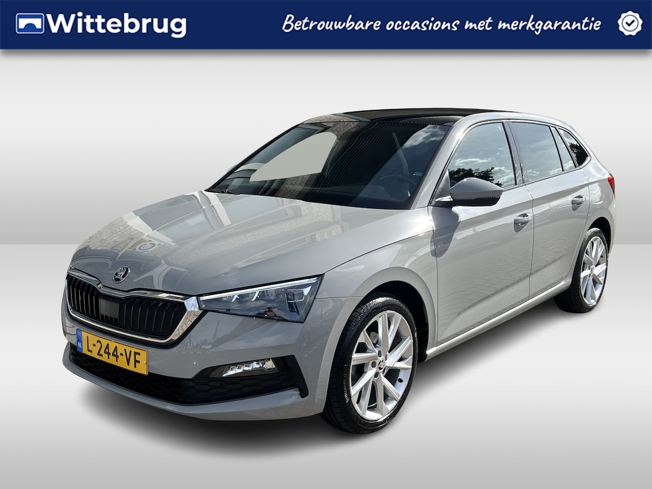 Skoda Scala - 1.0 TSI Sport Business / PANORAMADAK/ CRUISE/ DIGITAL DASH/ CLIMATE/ PARK. SENSOREN/ MULTI - AutoWereld.nl