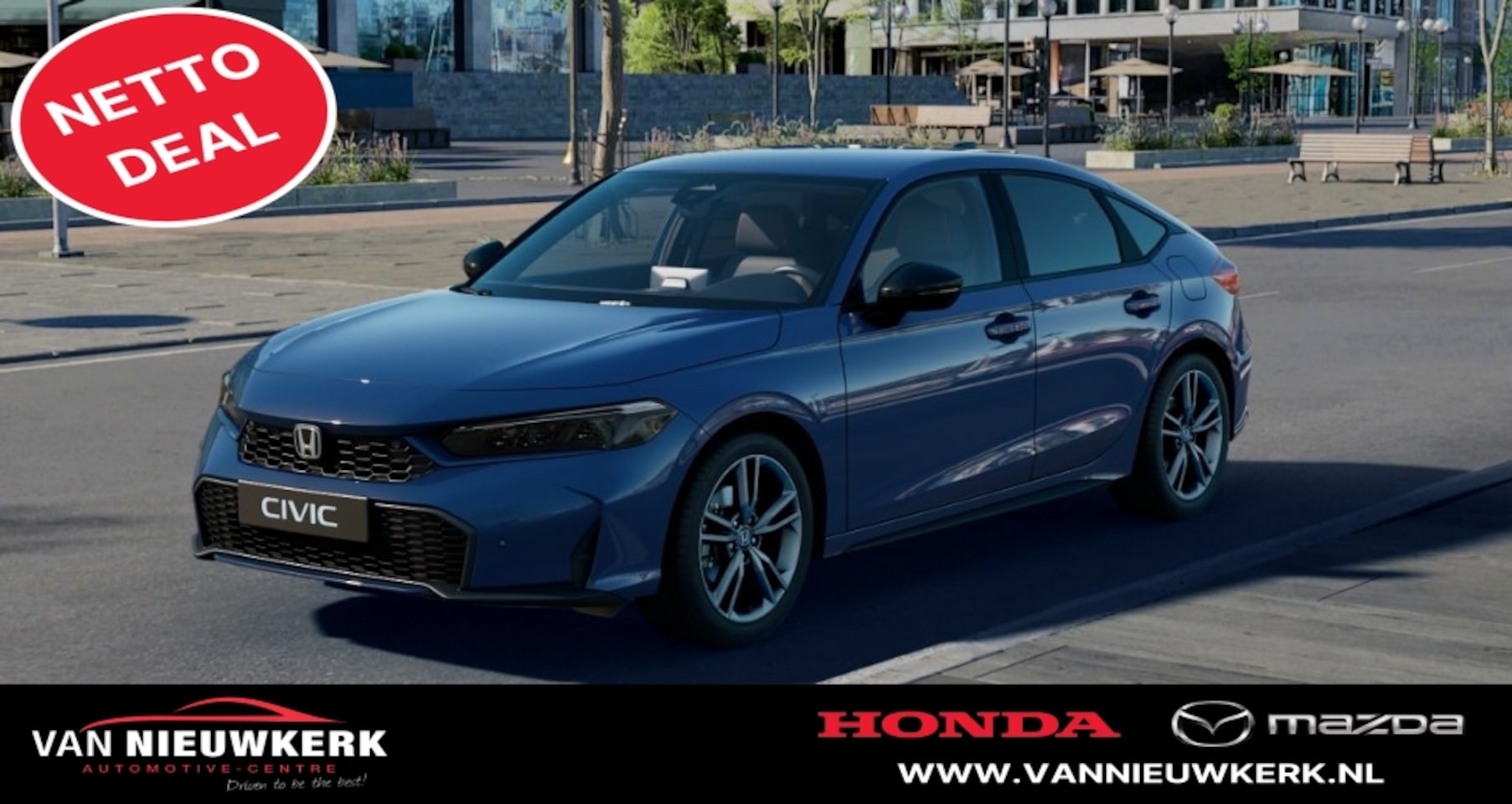 Honda Civic - 2.0 HYBRID 184PK Automaat Sport Netto Deal | Bose | S+ | 27YM | Carplay & Android - AutoWereld.nl