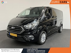 Ford Transit Custom - 300 2.0 TDCI L2H1 Limited Dubbele cabine Navigatie Airco 2 Schuifdeuren Trekhaak Parkeerse