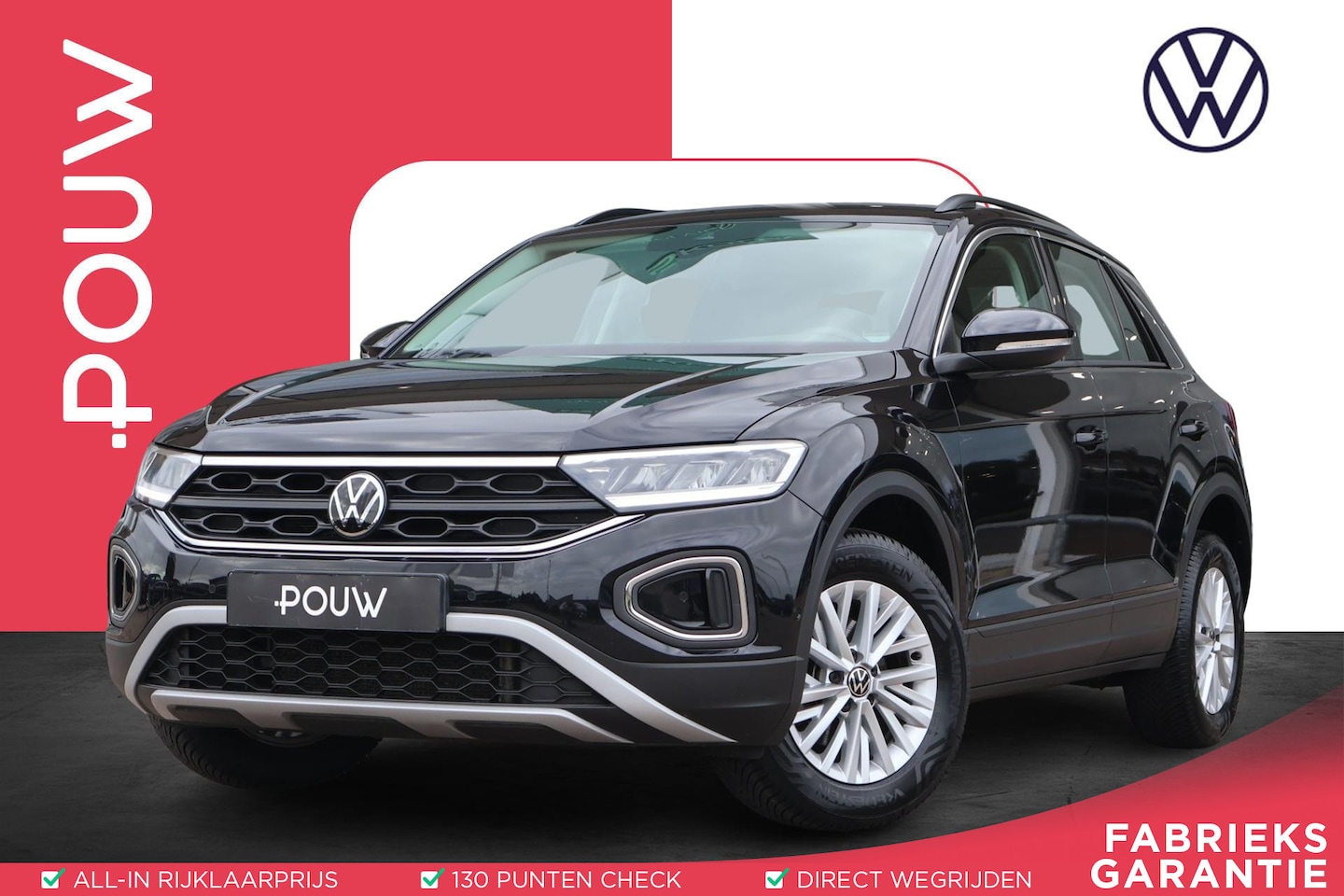 Volkswagen T-Roc - 1.0 TSI 110pk Life | Navigatie | PDC | Climate Control | Carplay - AutoWereld.nl