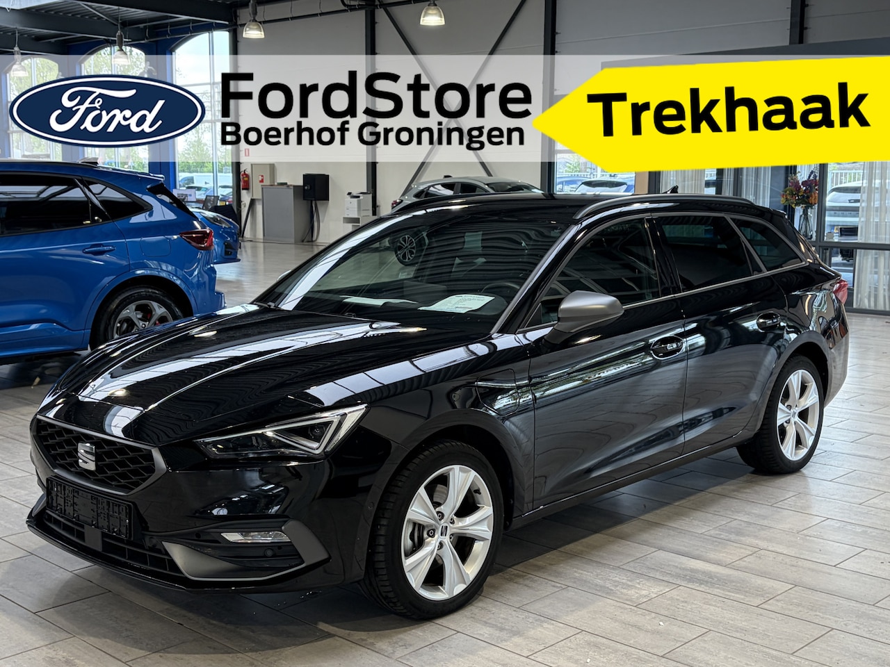 SEAT Leon Sportstourer - 1.5 TSI e-Hybrid PHEV 204 pk FR Business | Trekhaak | Stoel- en stuurwiel verwarming | Ada - AutoWereld.nl