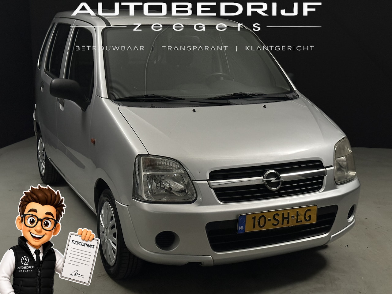 Opel Agila - 1.0-12V Flexx *Lage KM*NAP* - AutoWereld.nl