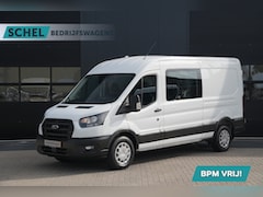 Ford Transit - 350 2.0 TDCI L3H2 Trend DC 165pk - 6 Zits - Trekhaak - Cruise - Camera - Stoelverwarming