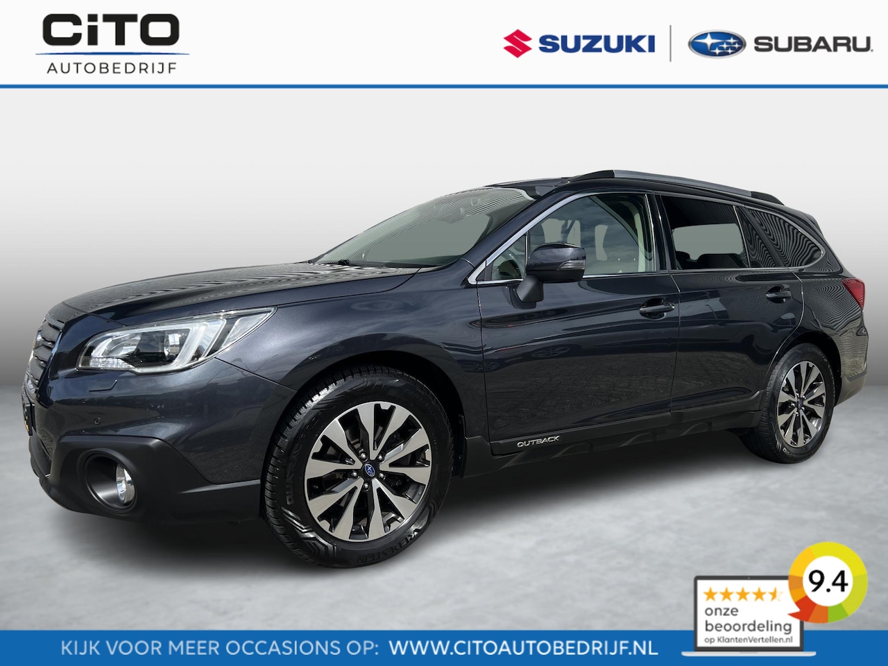 Subaru Outback - 2.5i Premium Automaat | All Season Banden | Trekhaak | Elek. Schuif/Kantel Dak | Crème Wit - AutoWereld.nl