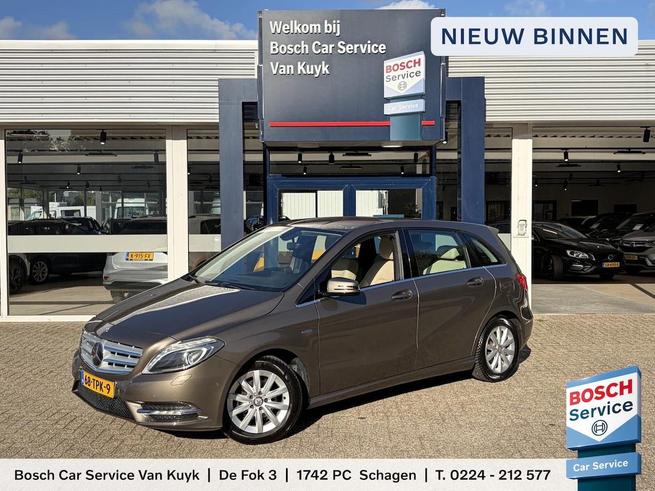 Mercedes-Benz B-klasse - 180 Ambition / Nieuwe-Ketting / Grote-Beurt / NL-Auto / Automaat / Cruise-Control / Trekha - AutoWereld.nl