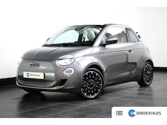 Fiat 500 C - La Prima 42 kWh l Leder l 17" l Adaptive Cr Control l Stuurverwarming l Cabrio l Navigatie