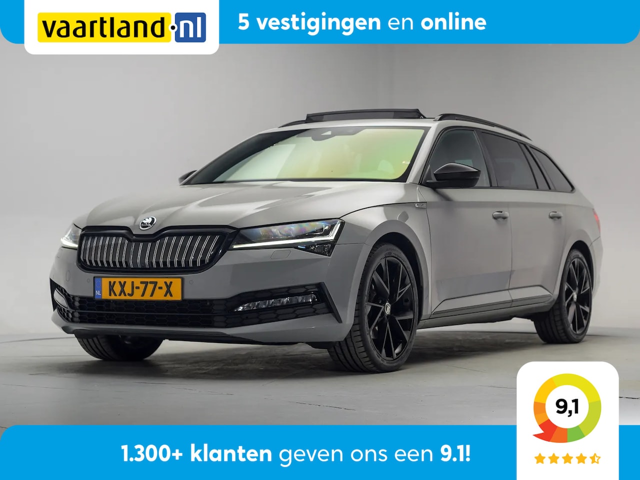Skoda Superb Combi - 1.4 TSI iV PHEV Sportline Aut. [ Panorama Trekhaak Adapt.cruise ] - AutoWereld.nl